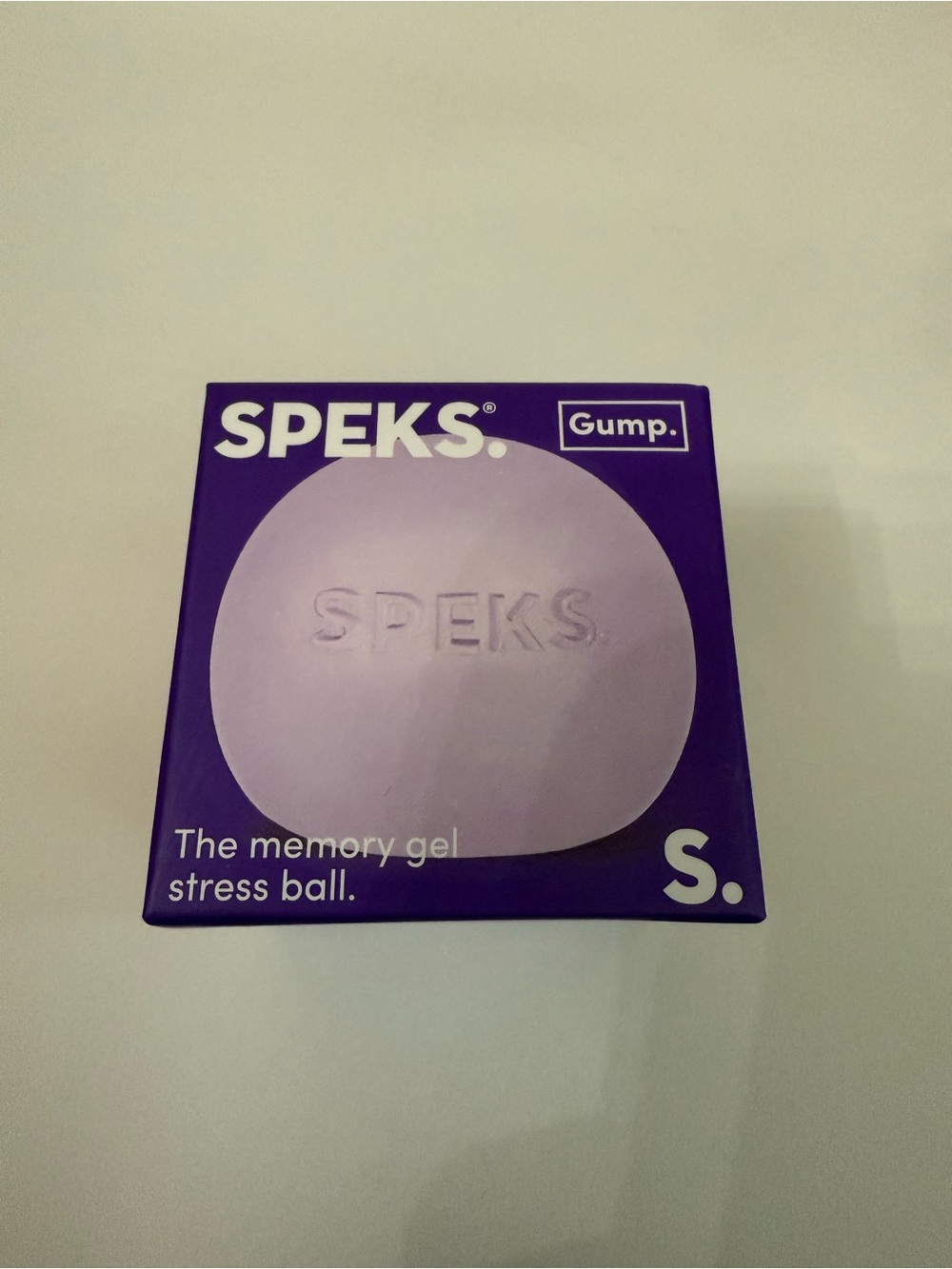 SPEKS Gump Purple Memory Gel Stress Ball- Moon Jelly